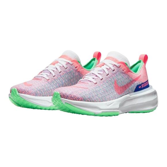 Nike Shoes - Nike ZoomX Invincible Run Flyknit 3 Women’s 8.5 White Pink Racer Blue Orange